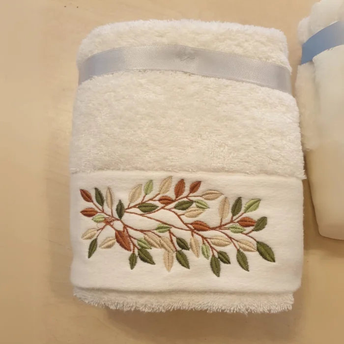 2li Nakış İşlemeli Yüz Havlusu 50x80 cm