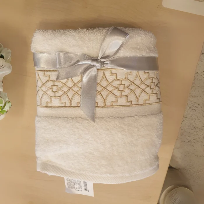 2li Nakışlı Yüz Havlusu 50x80 cm