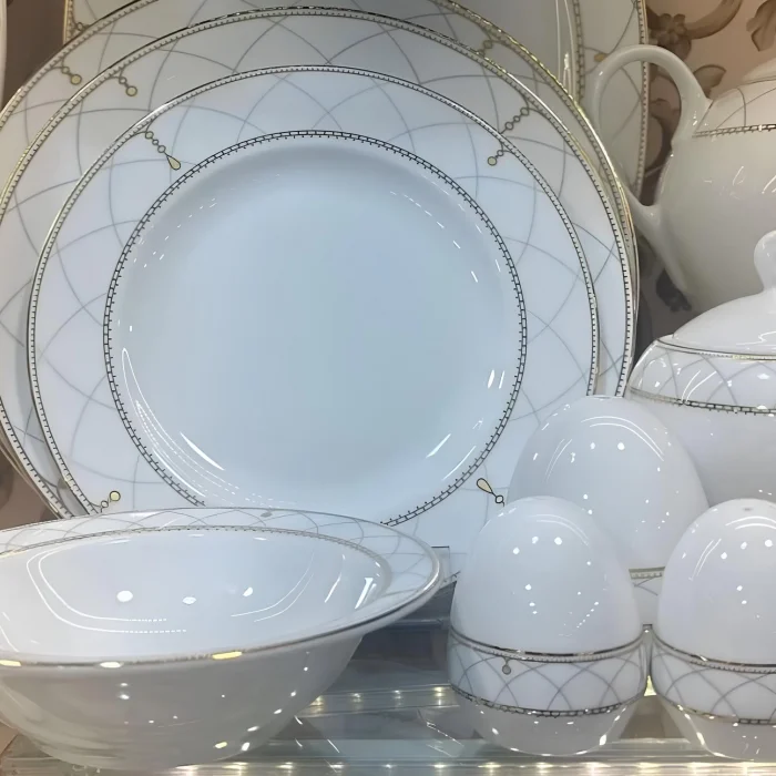 Zarin Iran Porselen 28 Parça 6 Kişilik Yemek Takımı - Bayram Şekeri!