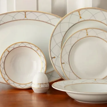 Zarin Iran Porselen 28 Parça 6 Kişilik Yemek Takımı - Bayram Şekeri!