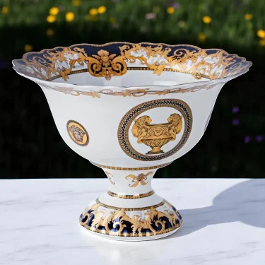 Versace I Love Baroque Ayaklı Meyvelik - Sofranıza İtalyan Lüksünü Taşıyın