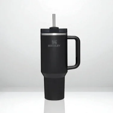 Stanley Quencher Pipetli Termos Bardak – Siyah