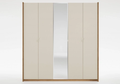 Narva 5-Door Wardrobe - Mirrored