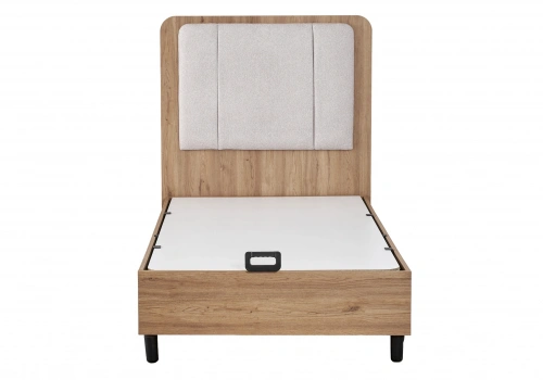 Arlen Walnut Based Bedside Table - 100 Cm