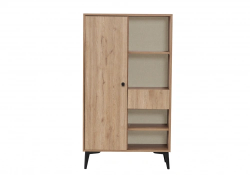 Arlen Walnut TV Bookcase