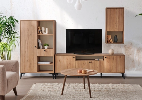 Arlen Walnut TV Stand