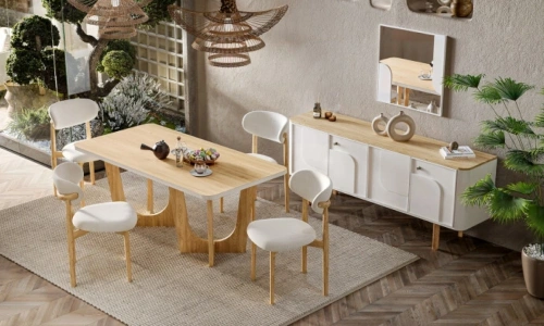 Oasis Yemek Odası Takımı ile Bohem Tarzı Keşfedin!