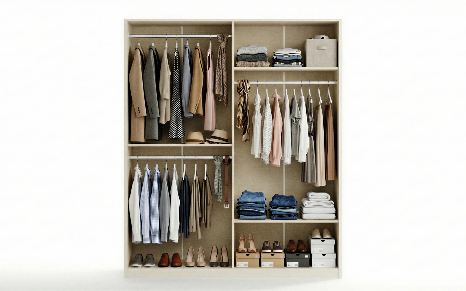Lily 4-Door Wardrobe