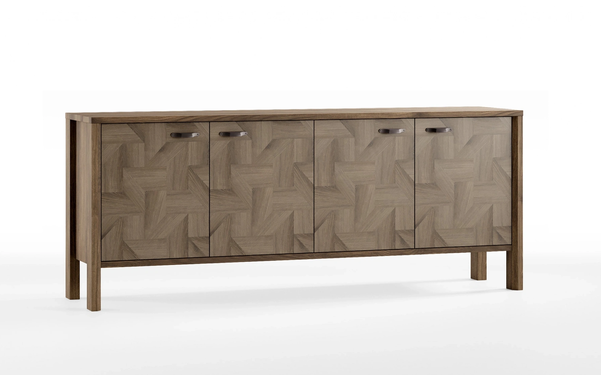 Montre Console - Marquetry Door