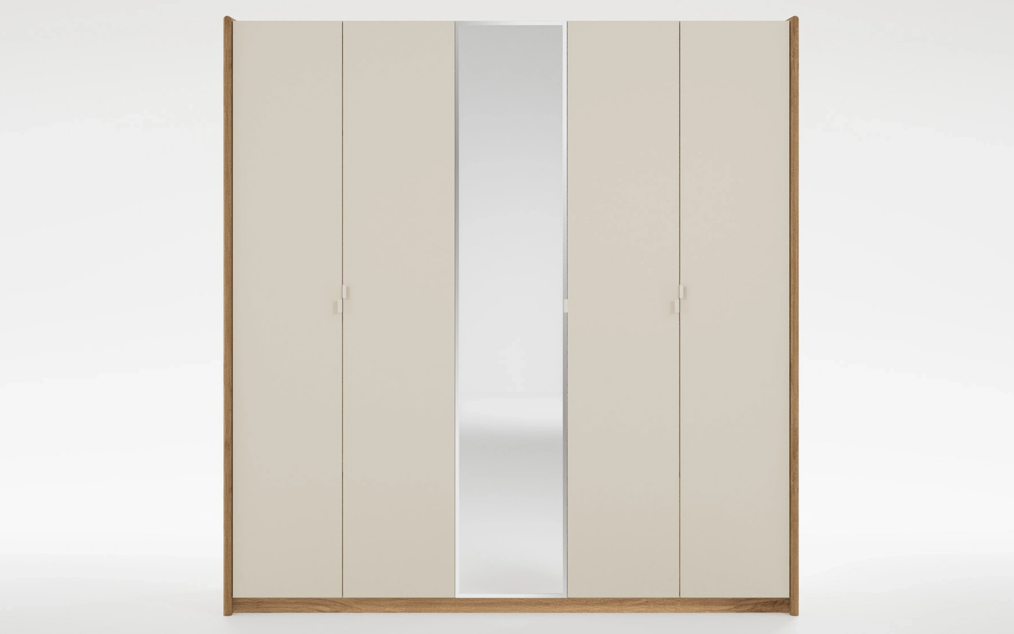 Narva 5-Door Wardrobe - Mirrored