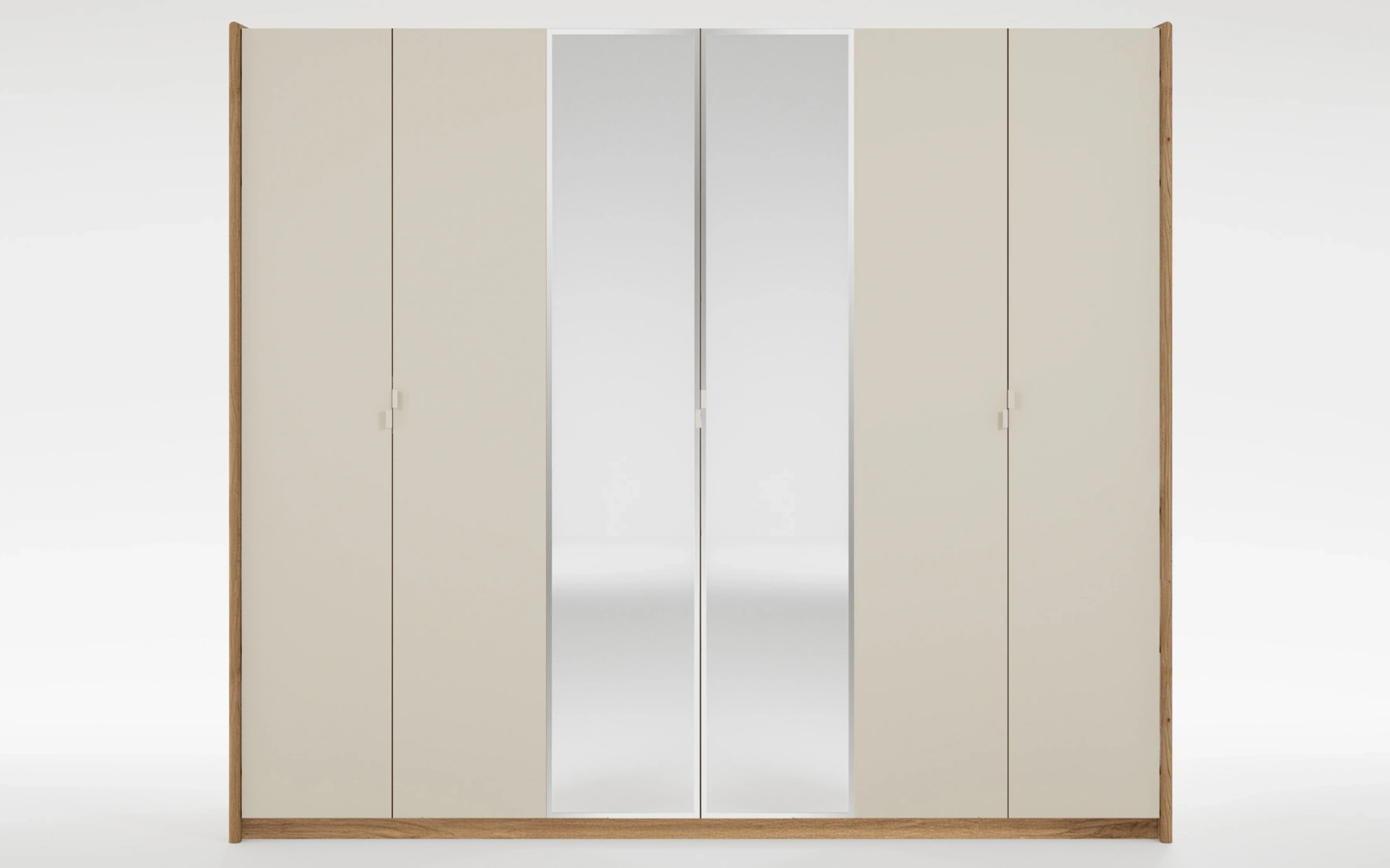 Narva 6-Door Wardrobe - Mirrored