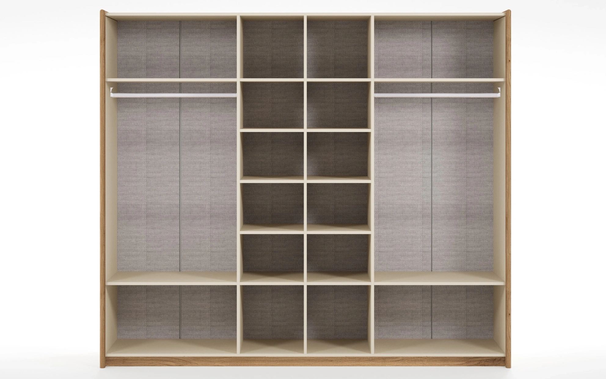 Narva 6-Door Wardrobe - Mirrored