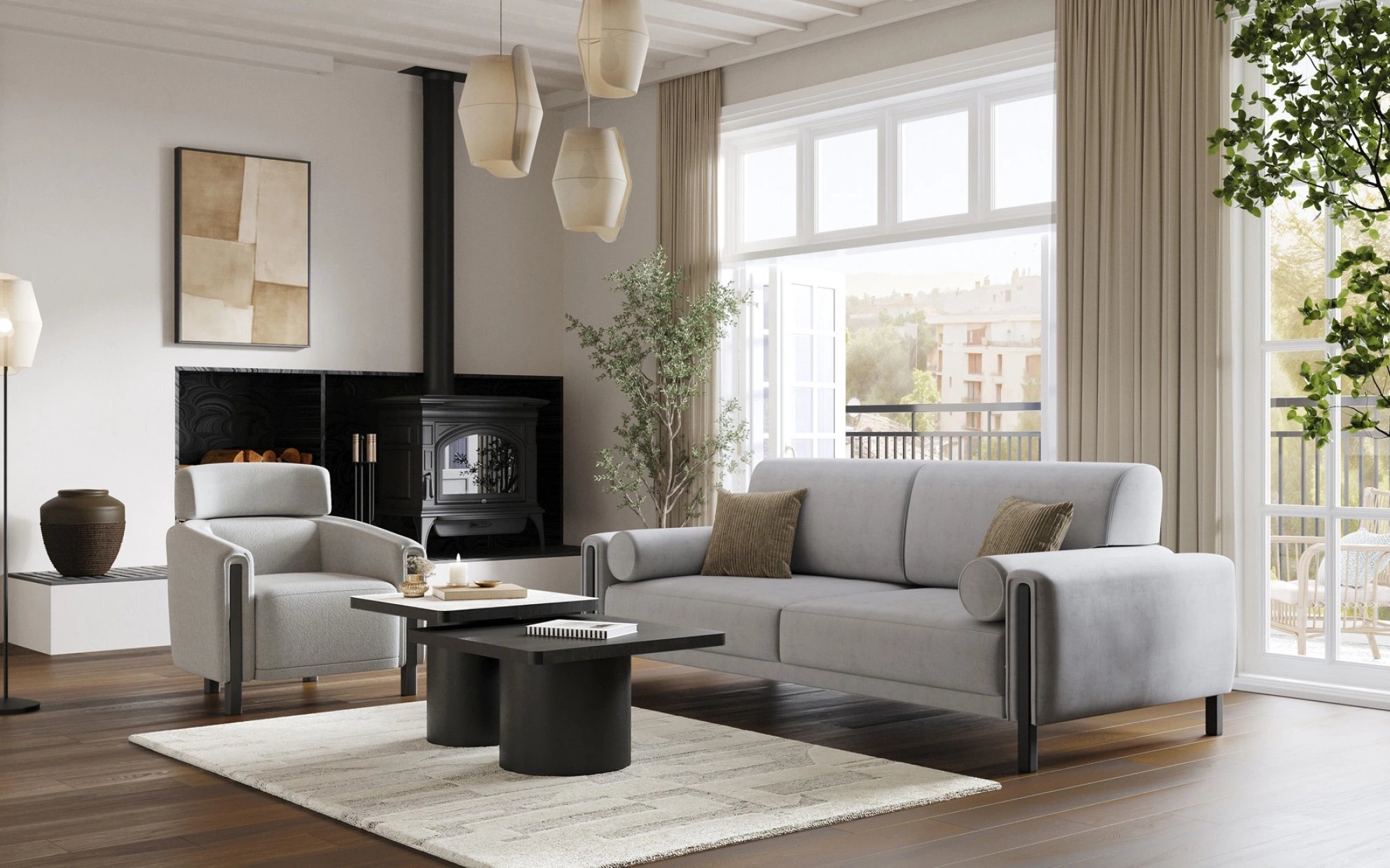 Nill Sofa Set