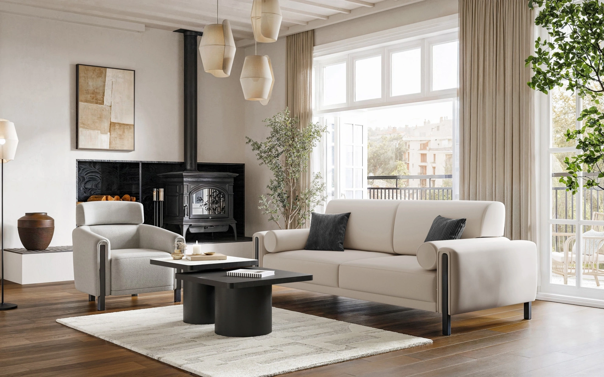 Nill Sofa Set