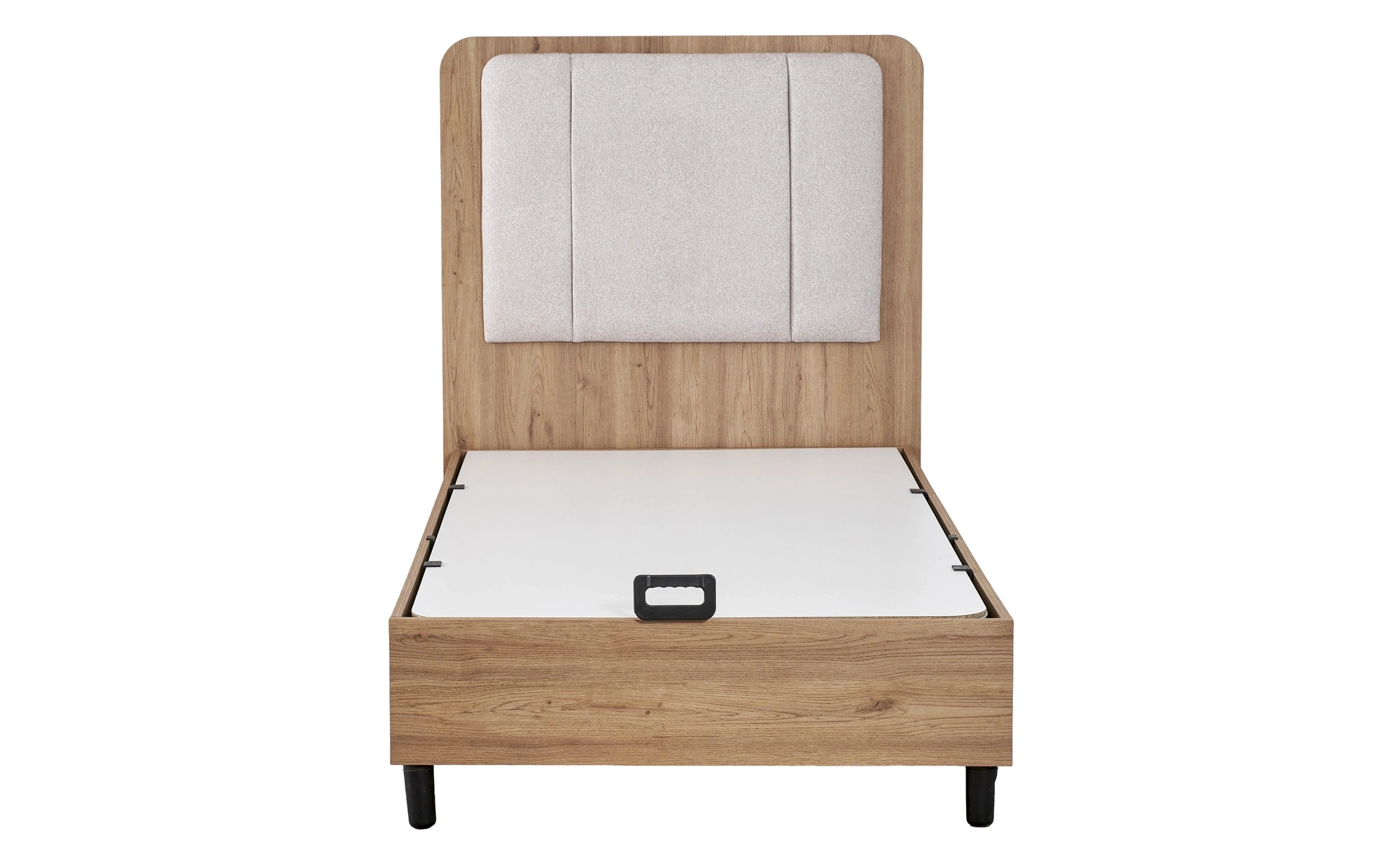Arlen Walnut Based Bedside Table - 100 Cm