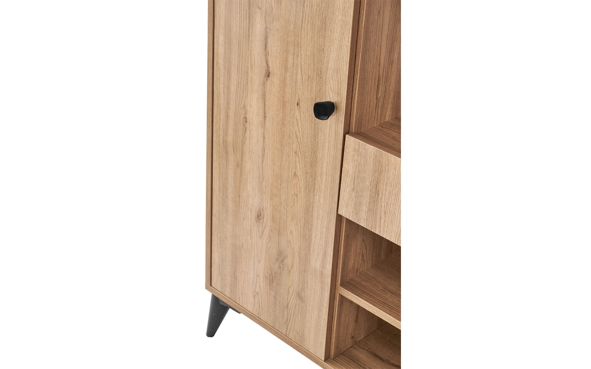 Arlen Walnut TV Bookcase