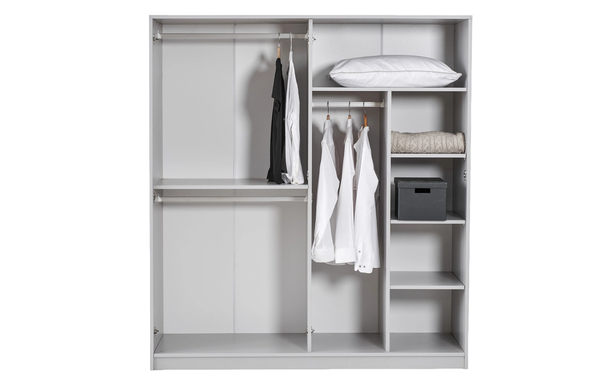 Arlen Gray 4-Door Cabinet