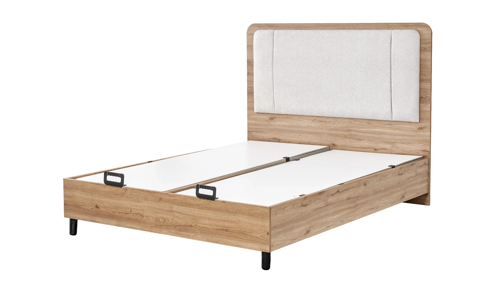 Arlen Walnut Based Bed Frame - 150 Cm