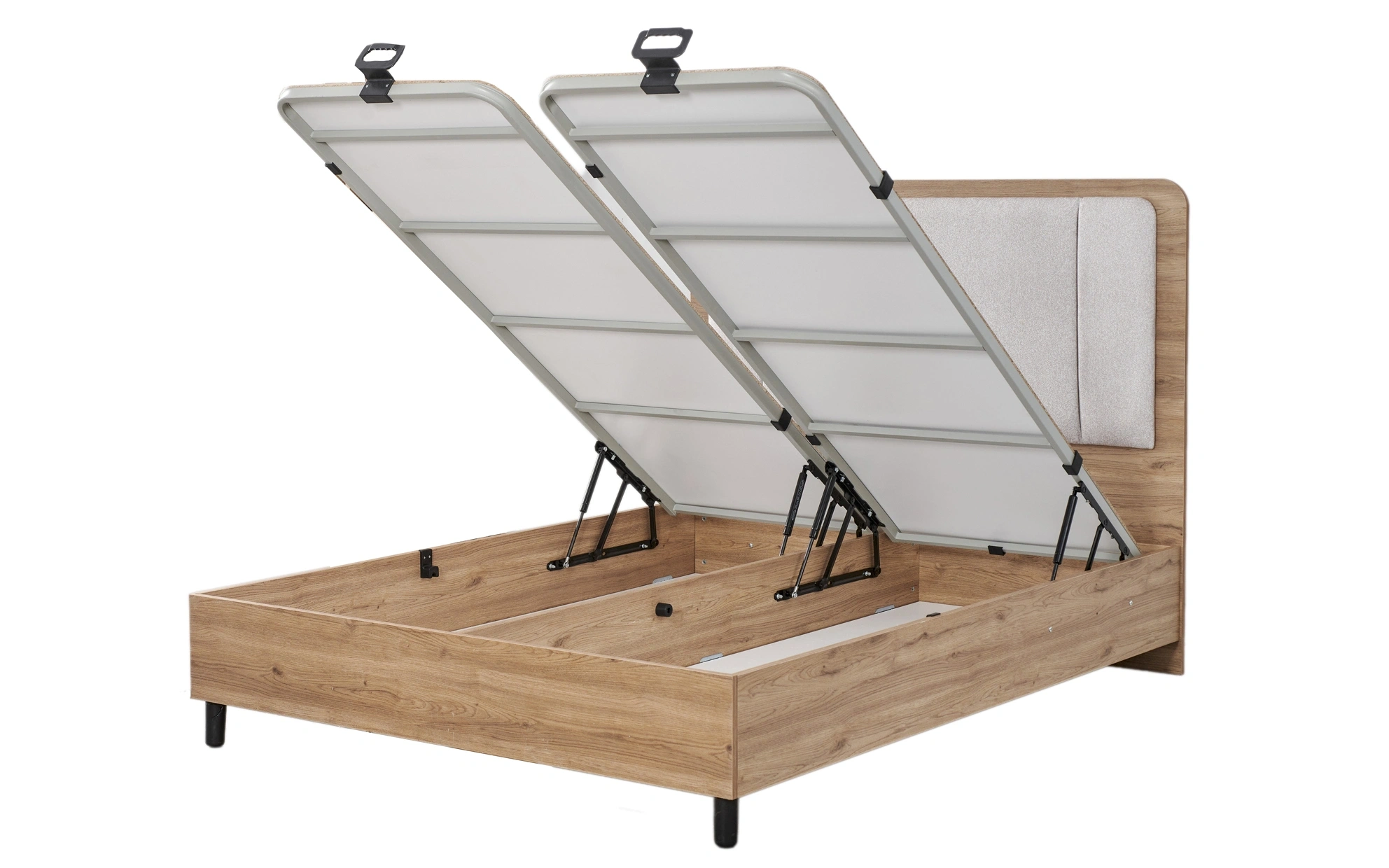 Arlen Walnut Based Bed Frame - 150 Cm