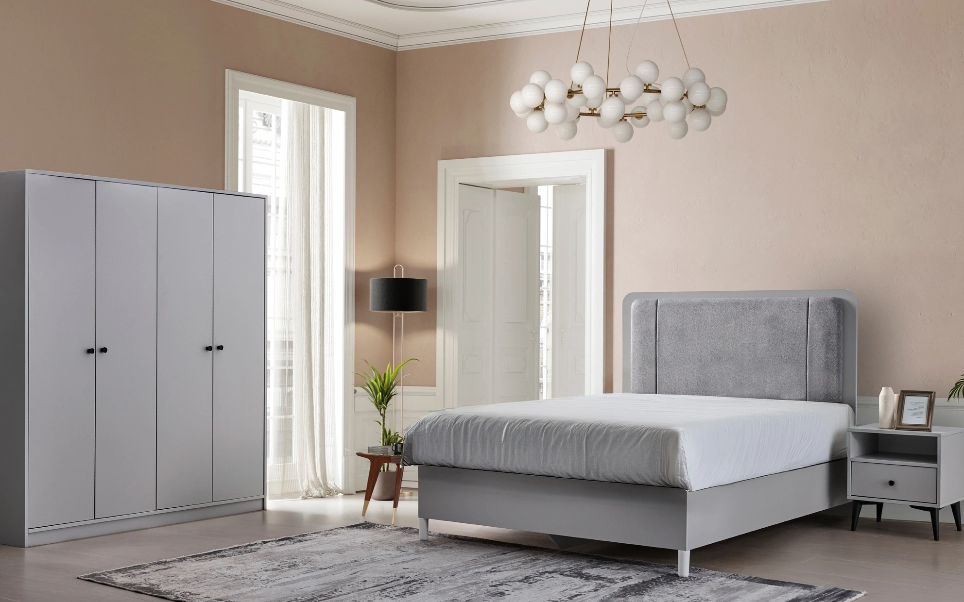 Arlen Gray Bedroom