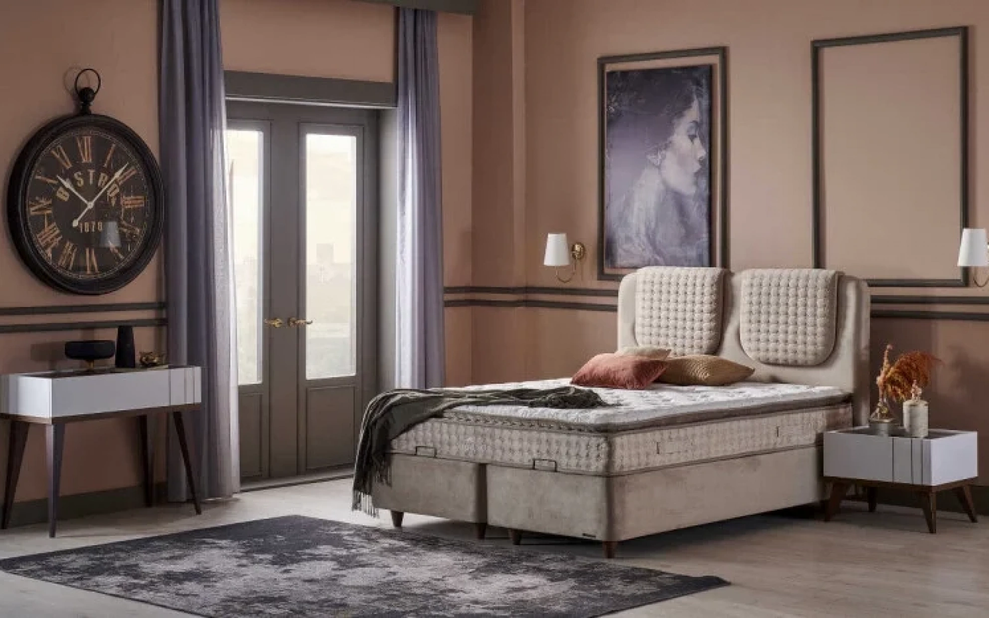 Aris 140x200 Bed