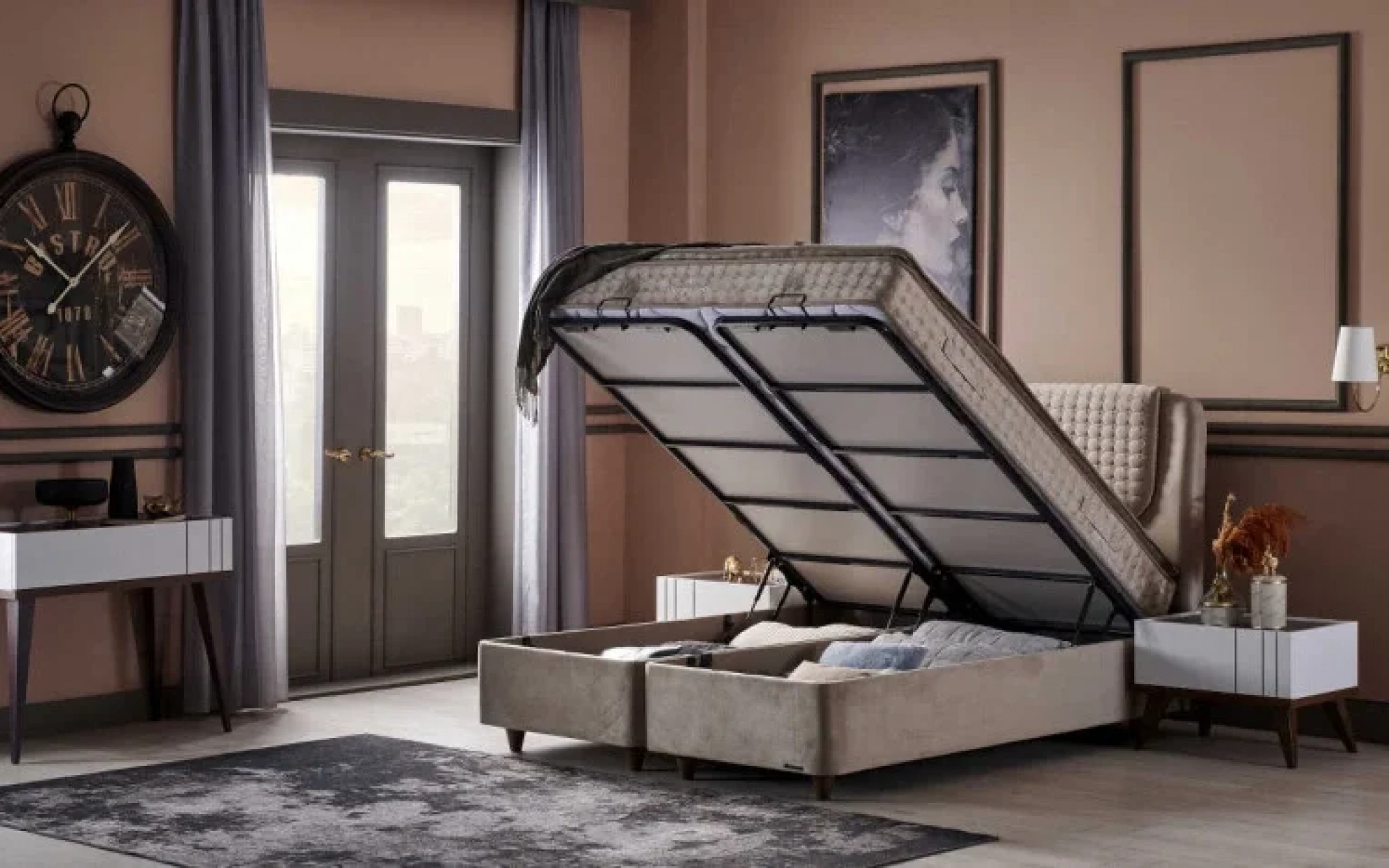 Aris 200x200 Bed