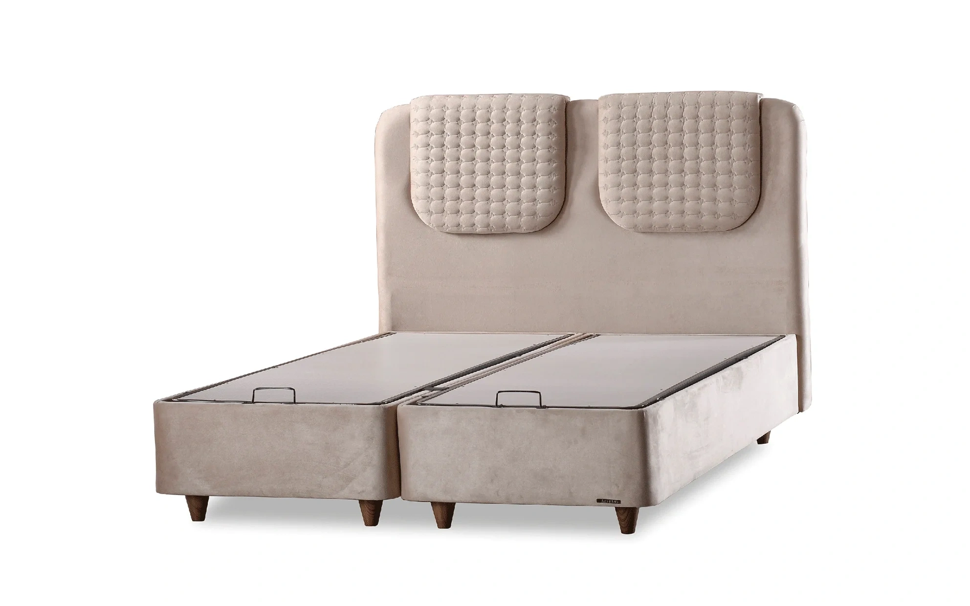 Aris Bed Frame with Storage Case - 160 Cm