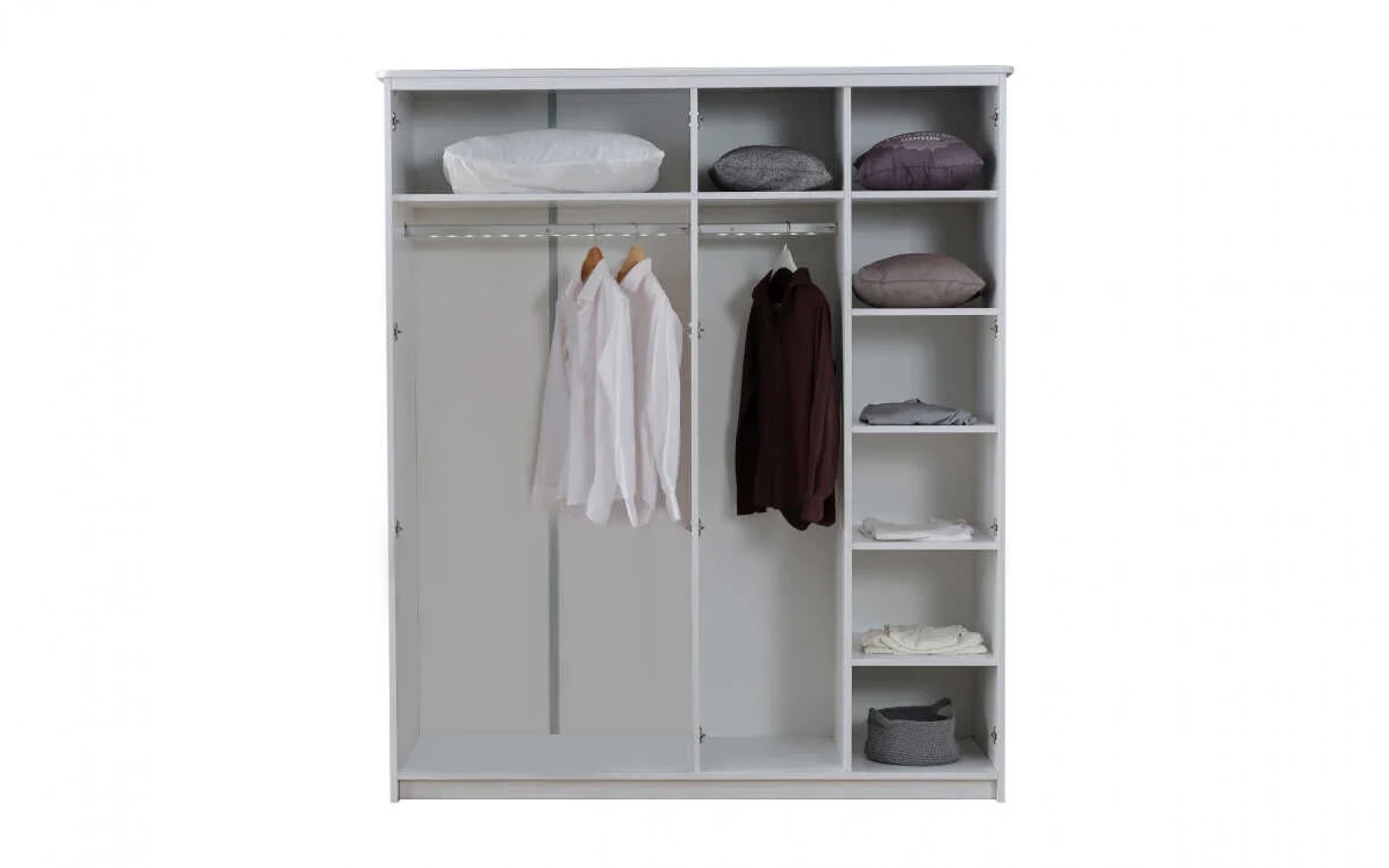 Blanco 4-Door Wardrobe