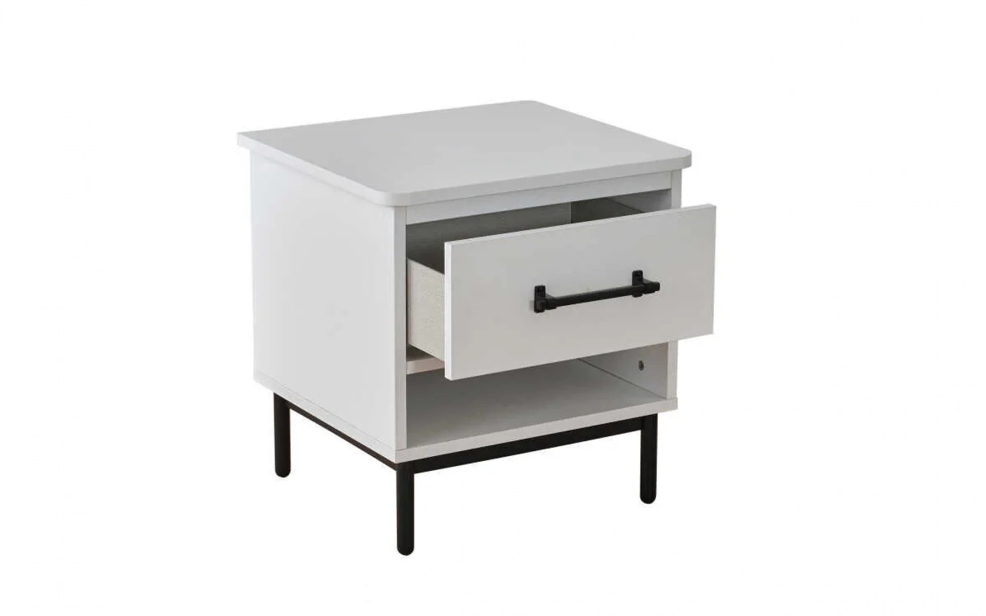 Blanco Single Drawer Nightstand