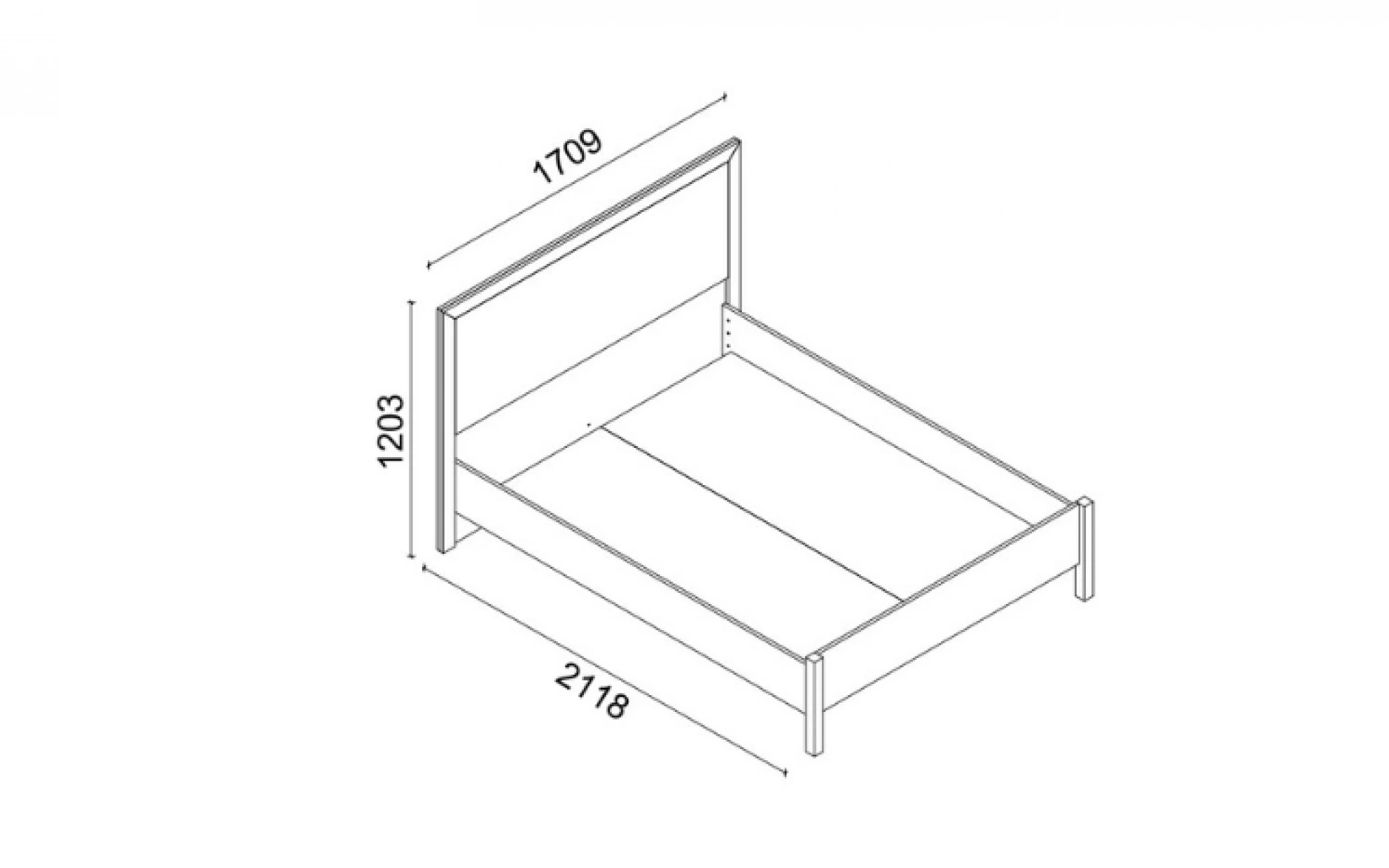 Brooklyn Karyola Kasa - 160 Cm