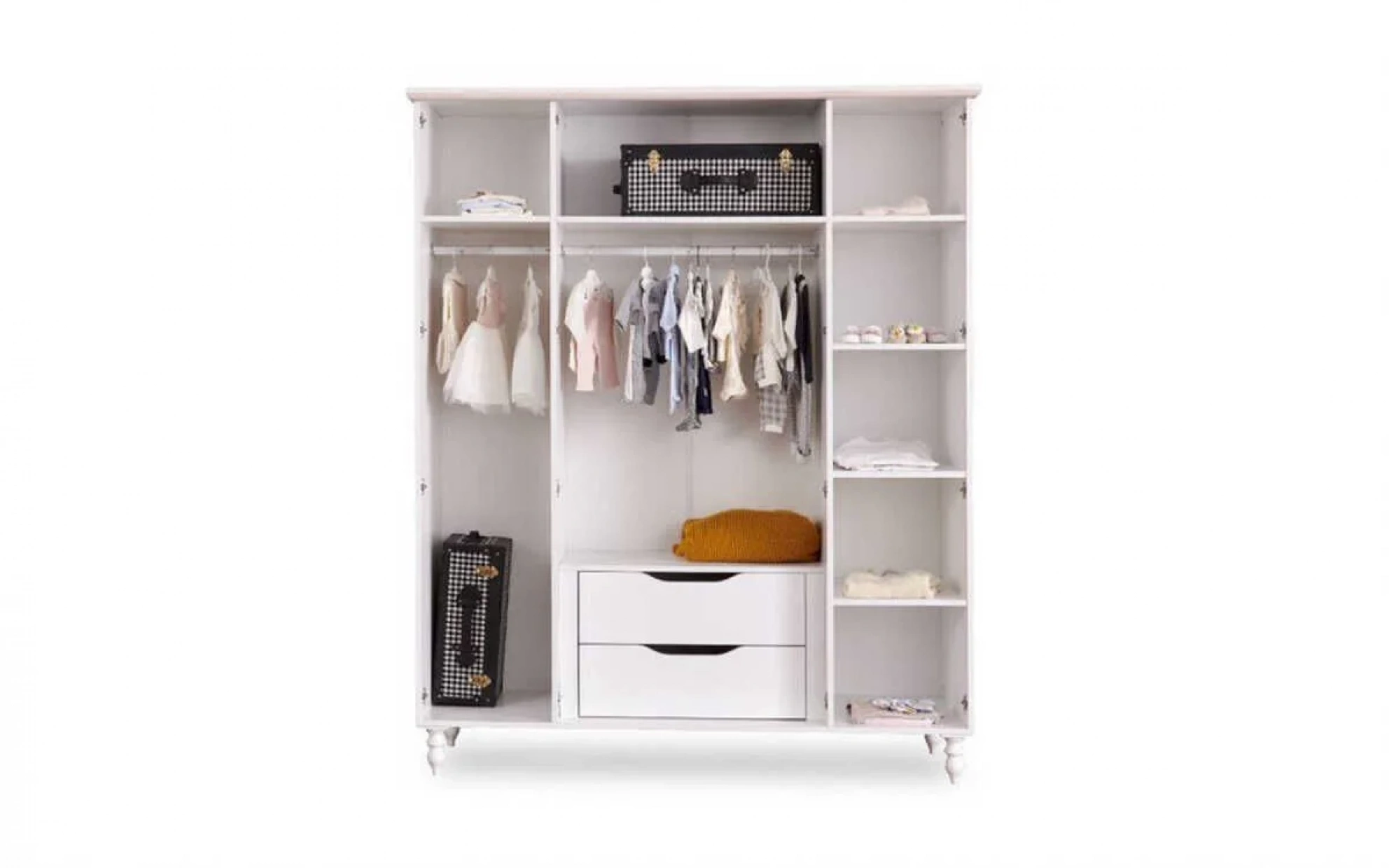 Clara 4-Door Wardrobe