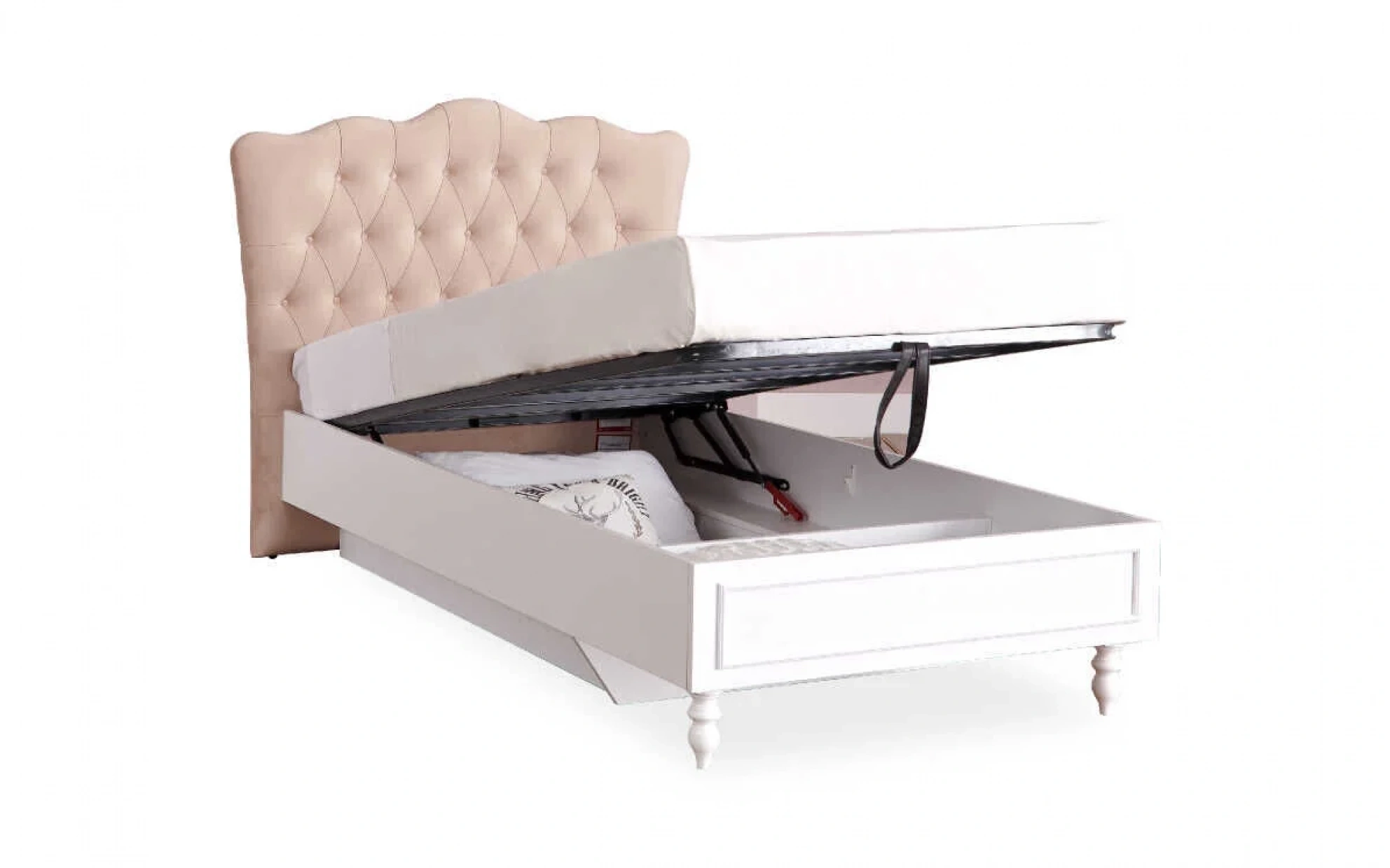 Clara Bed Frame with Storage Case - 100 Cm