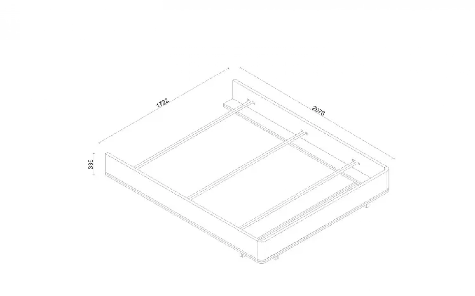 Gaia Karyola Kasa - 160 Cm
