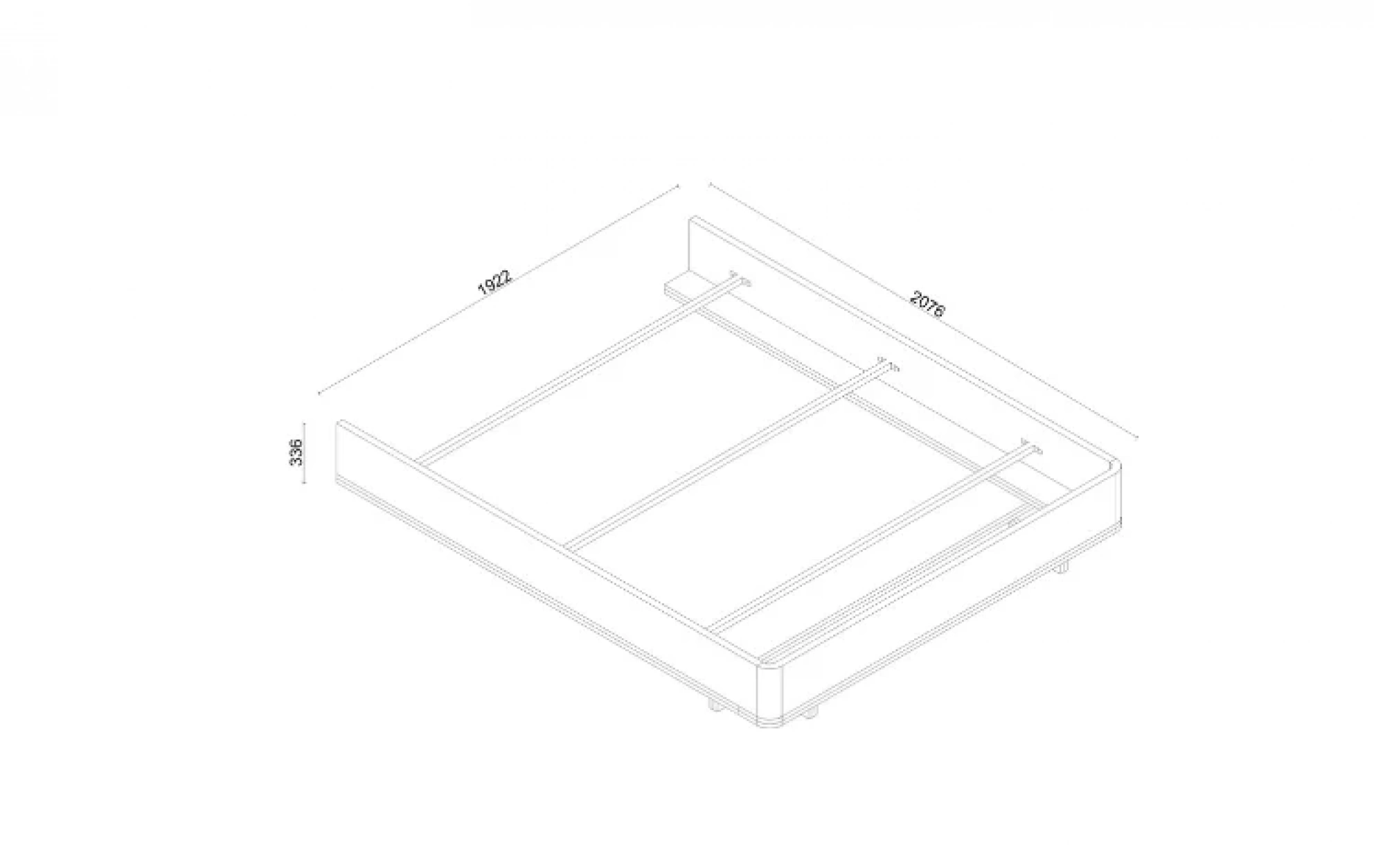 Gaia Bed Frame - 180 cm