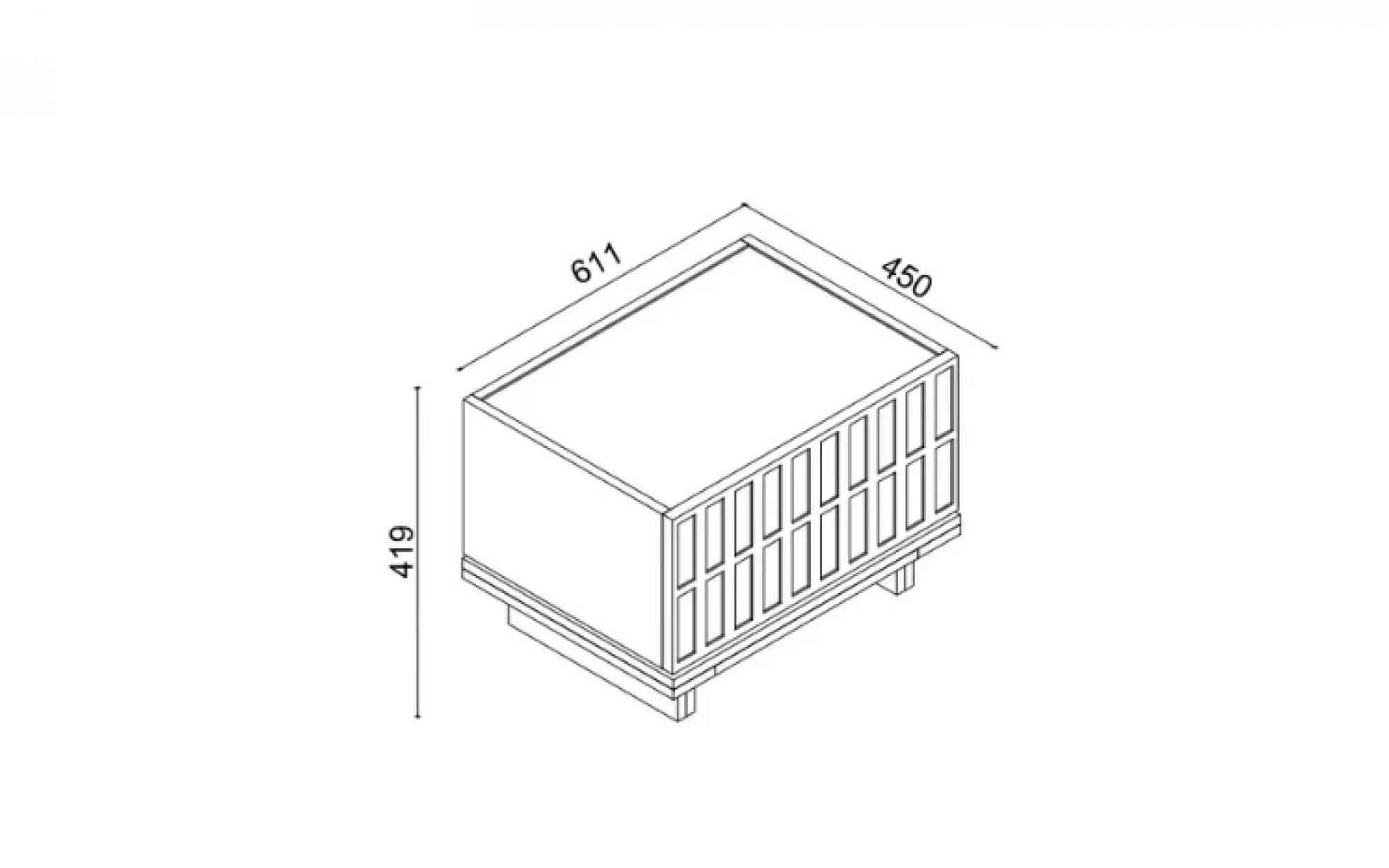 Gaia Tek Çekmeceli Komodin