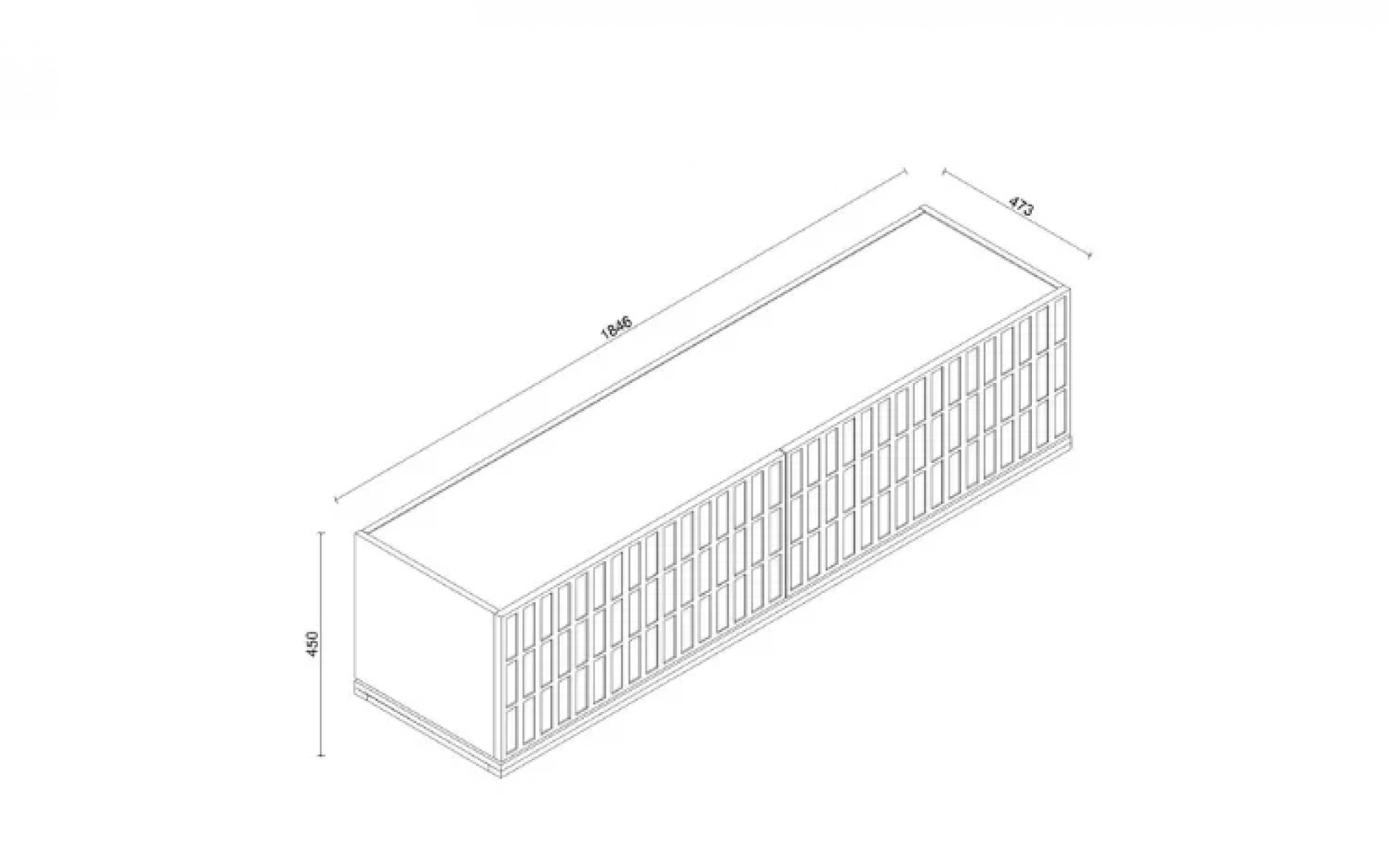 Gaia TV Base Unit - Bed