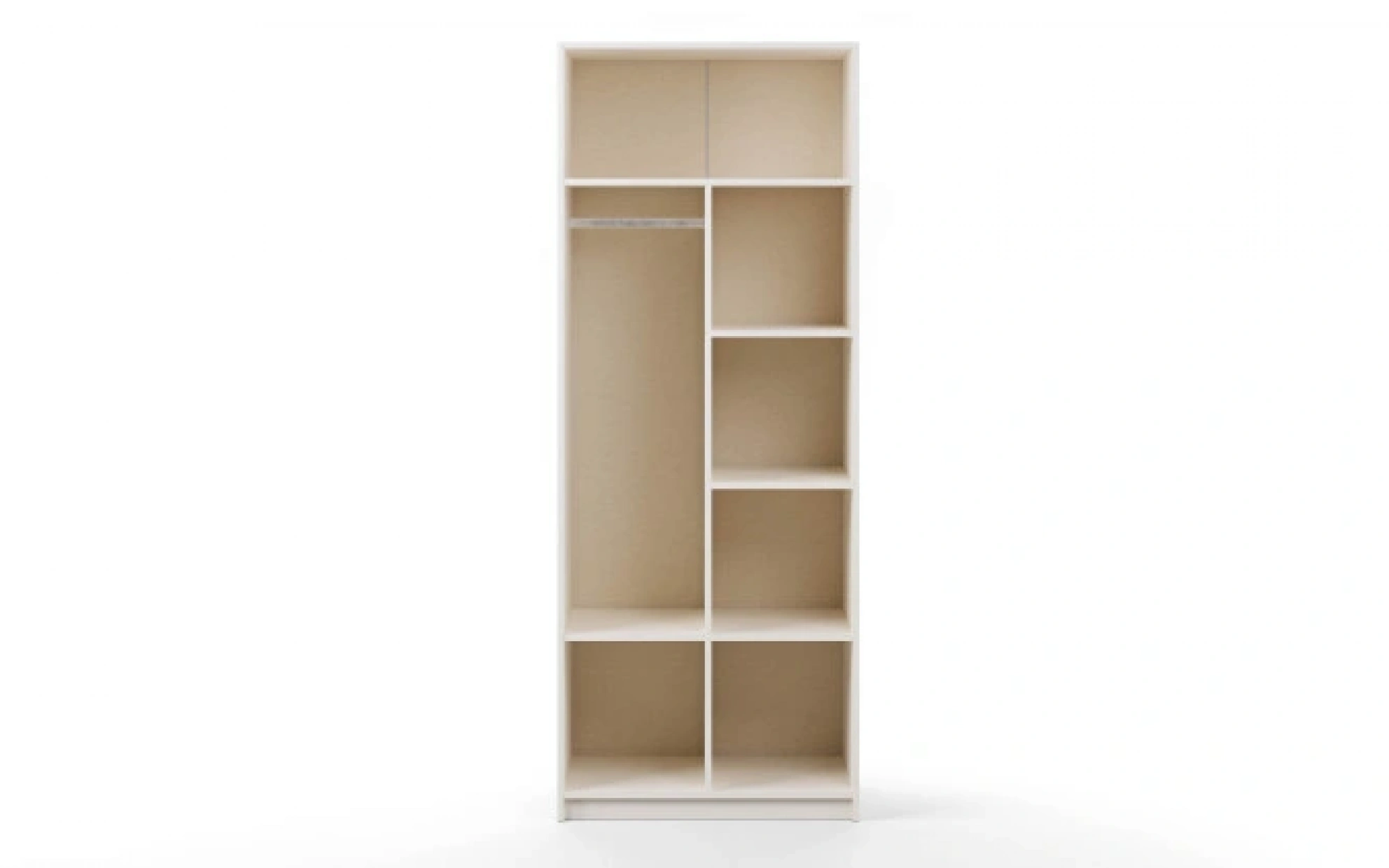 Karya 2 Kapaklı Raflı Dolap Gövdesi