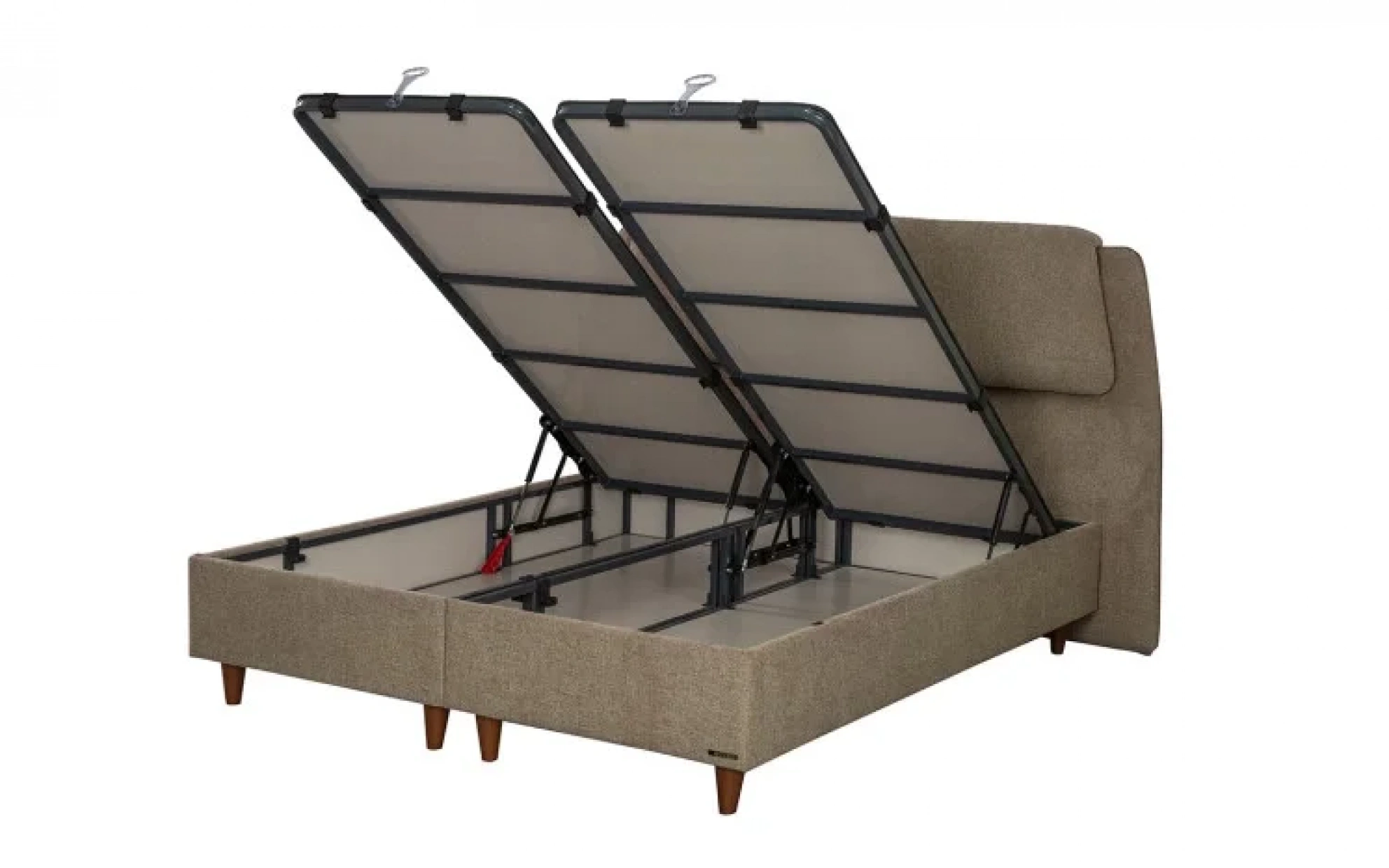 Luna Bed Frame with Storage Case - 160 Cm