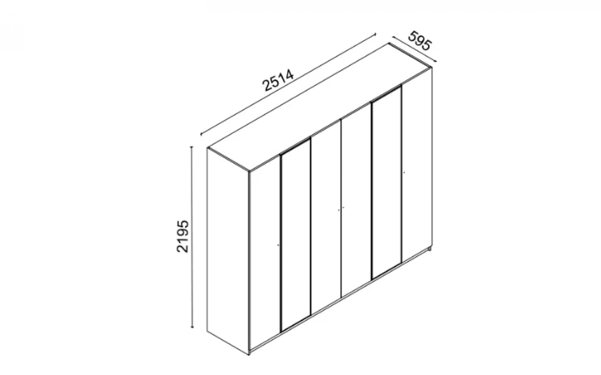 Metropol 6 Kapaklı Dolap