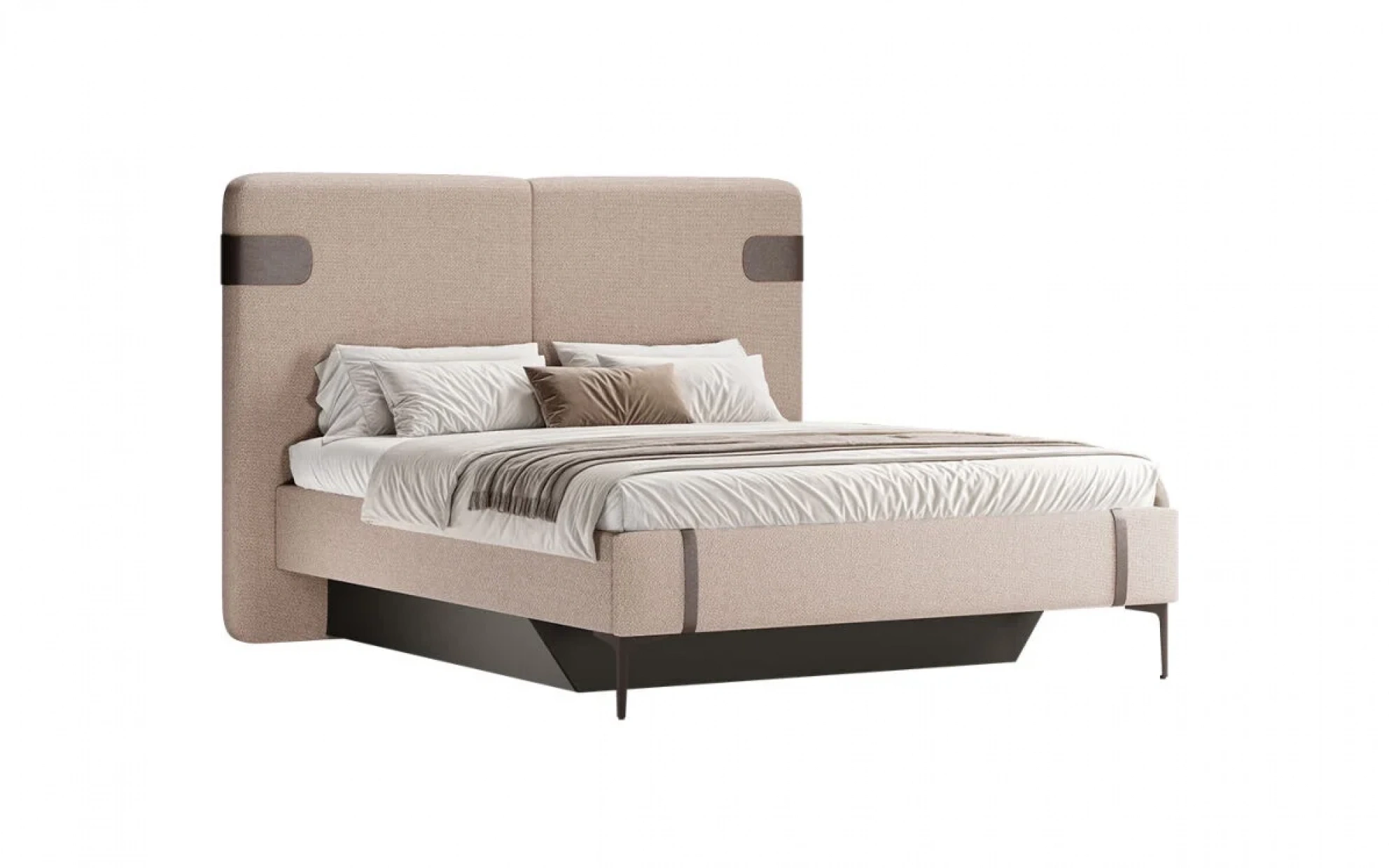Metropol Bed Frame with Storage Case - 160 Cm