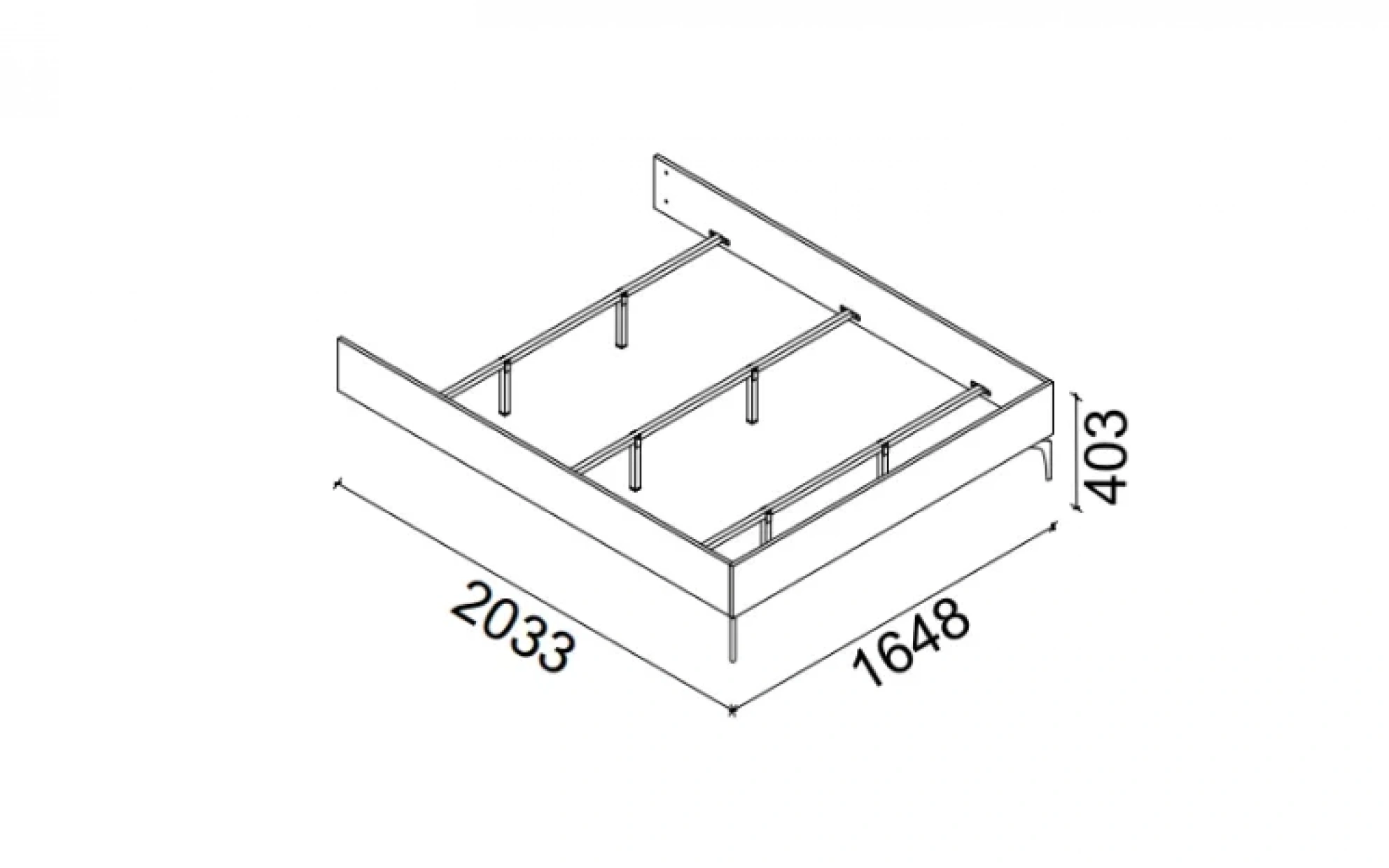 Metropol Karyola Kasa - 160 Cm