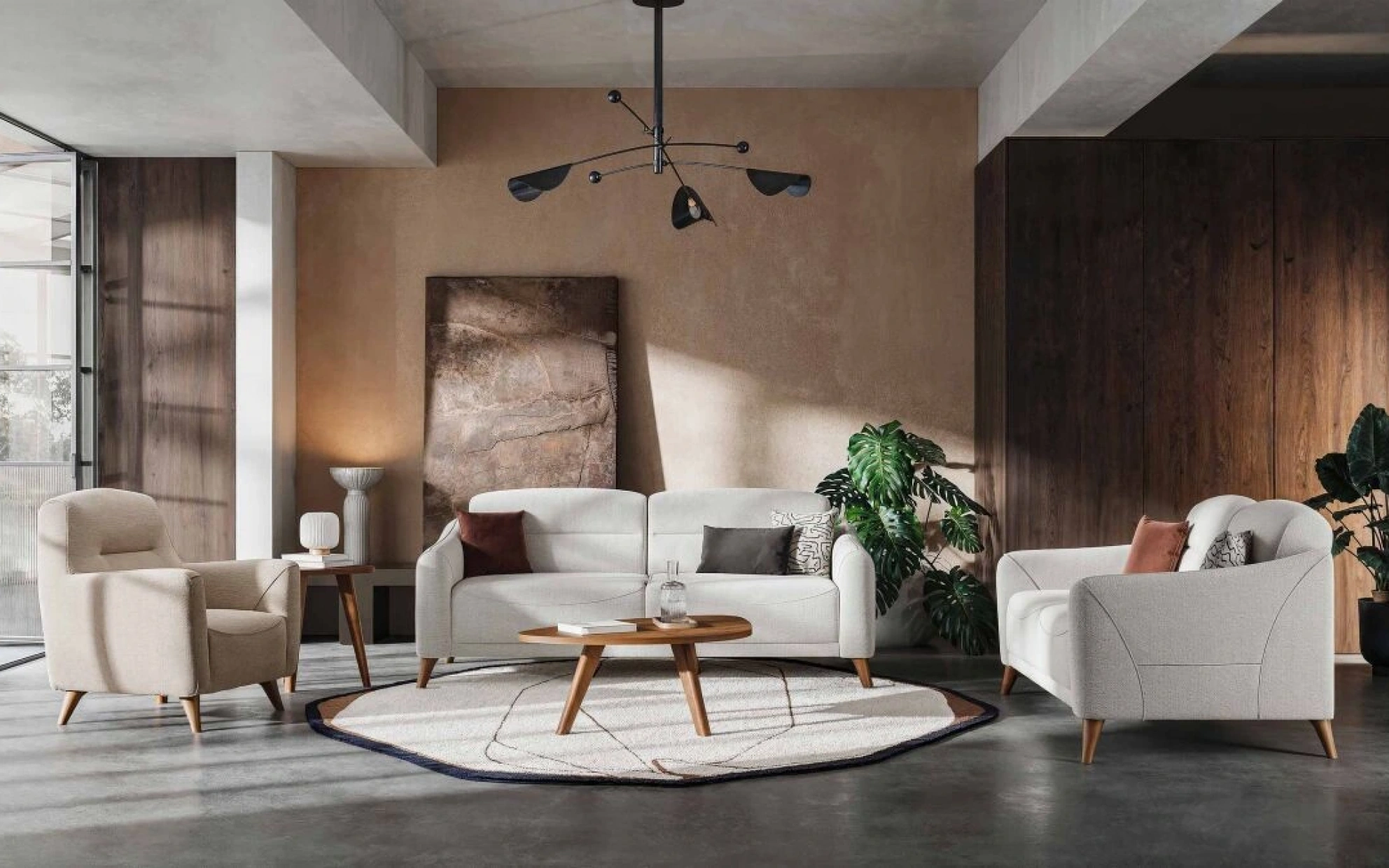 Mira Sandıklı Üçlü Koltuk