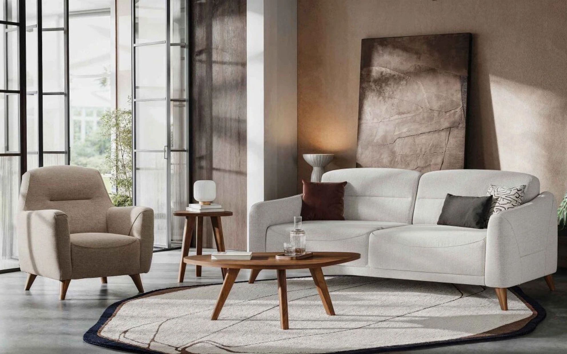 Mira Sandıklı Üçlü Koltuk