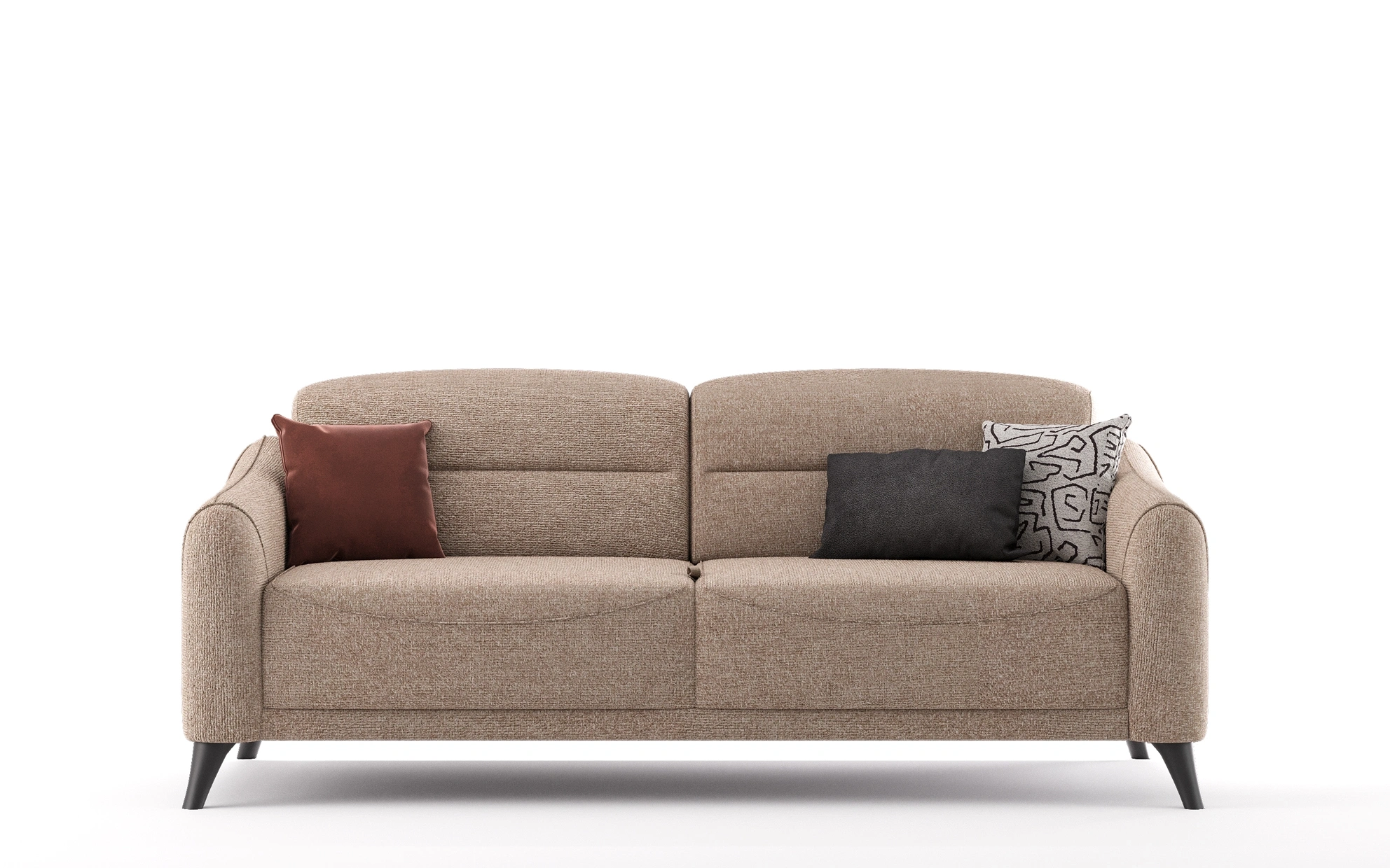 Mira  Sandıksız Üçlü Koltuk