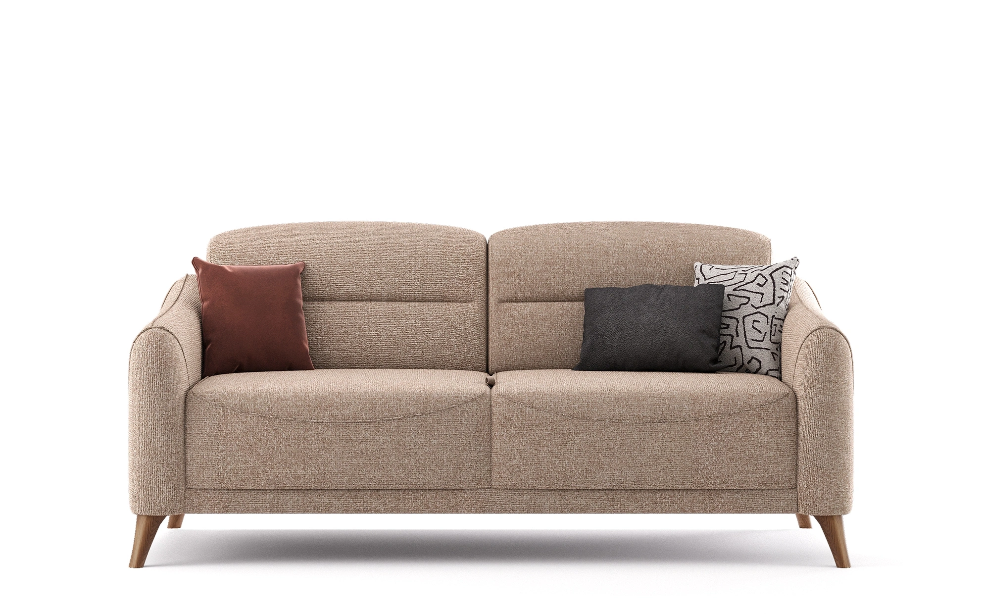 Mira  Sandıksız Üçlü Koltuk