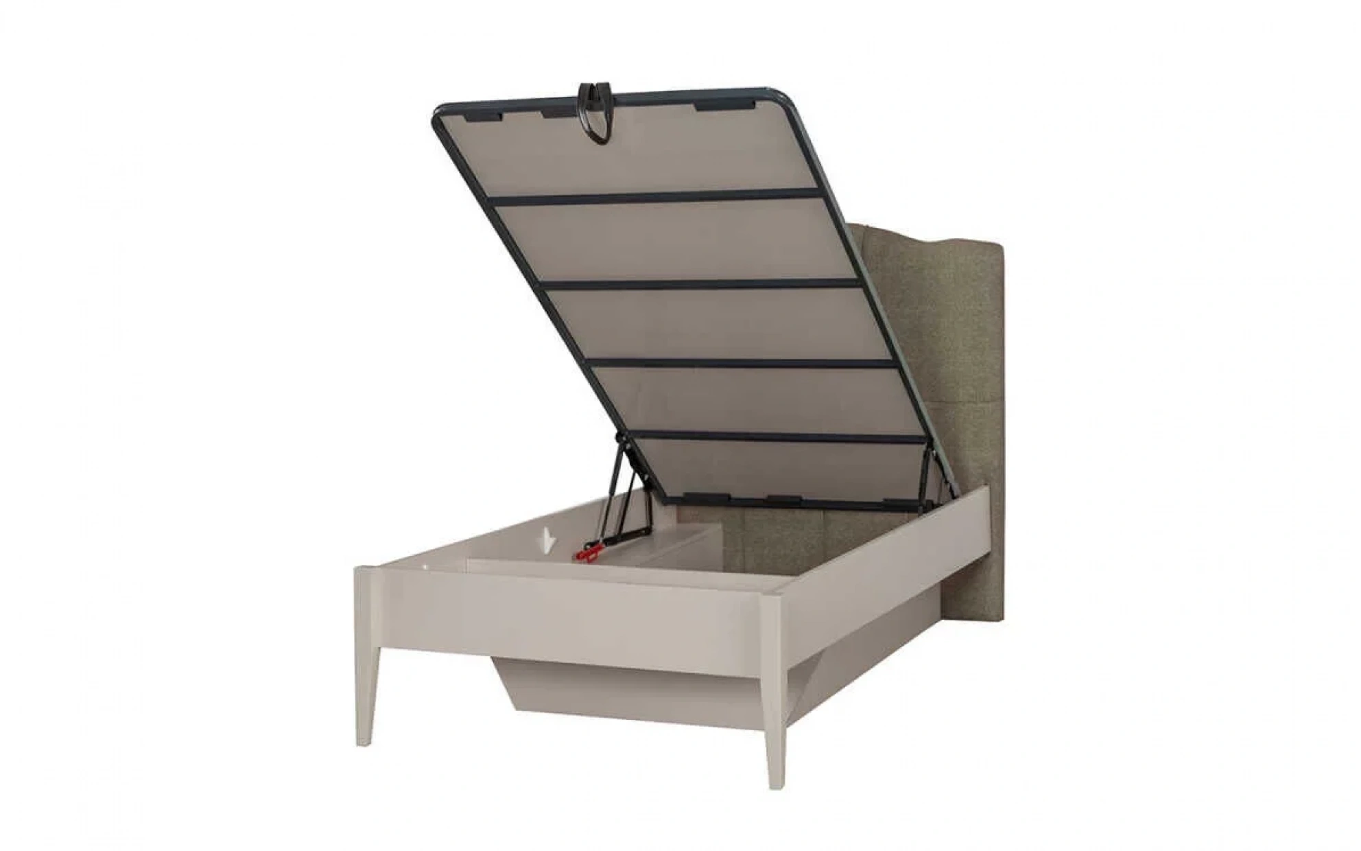 Monica Bed Frame with Storage Case - 120 Cm