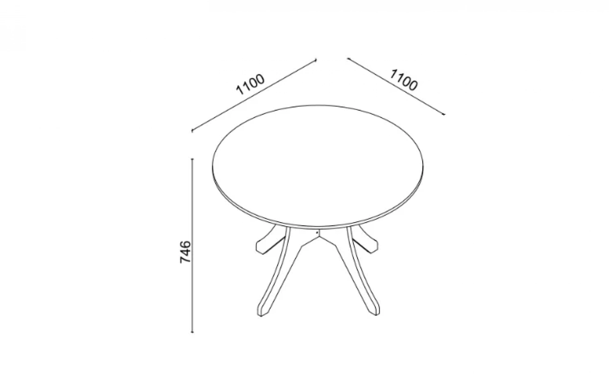 Monica Yuvarlak Masa