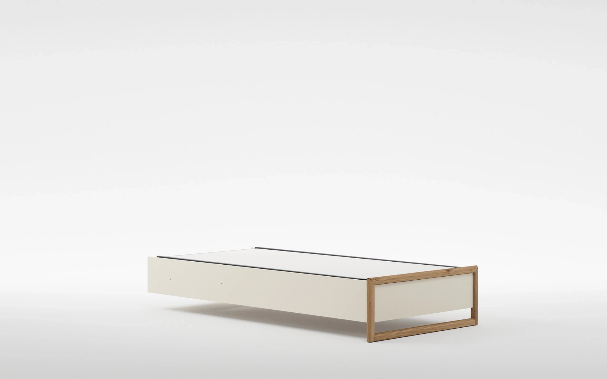 Narva Bed Frame with Base - 100 cm