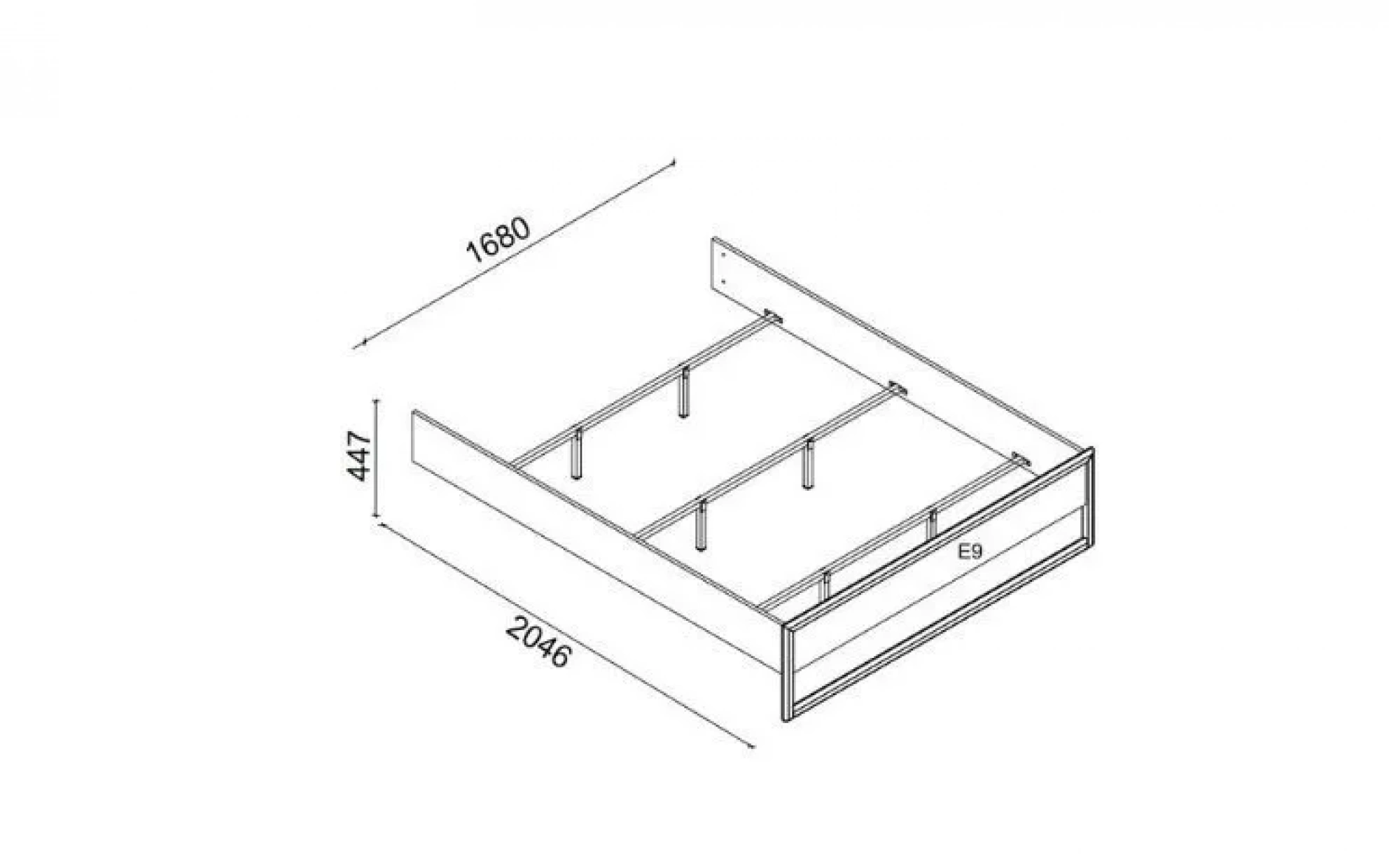 Narva Karyola Kasa - 160 Cm
