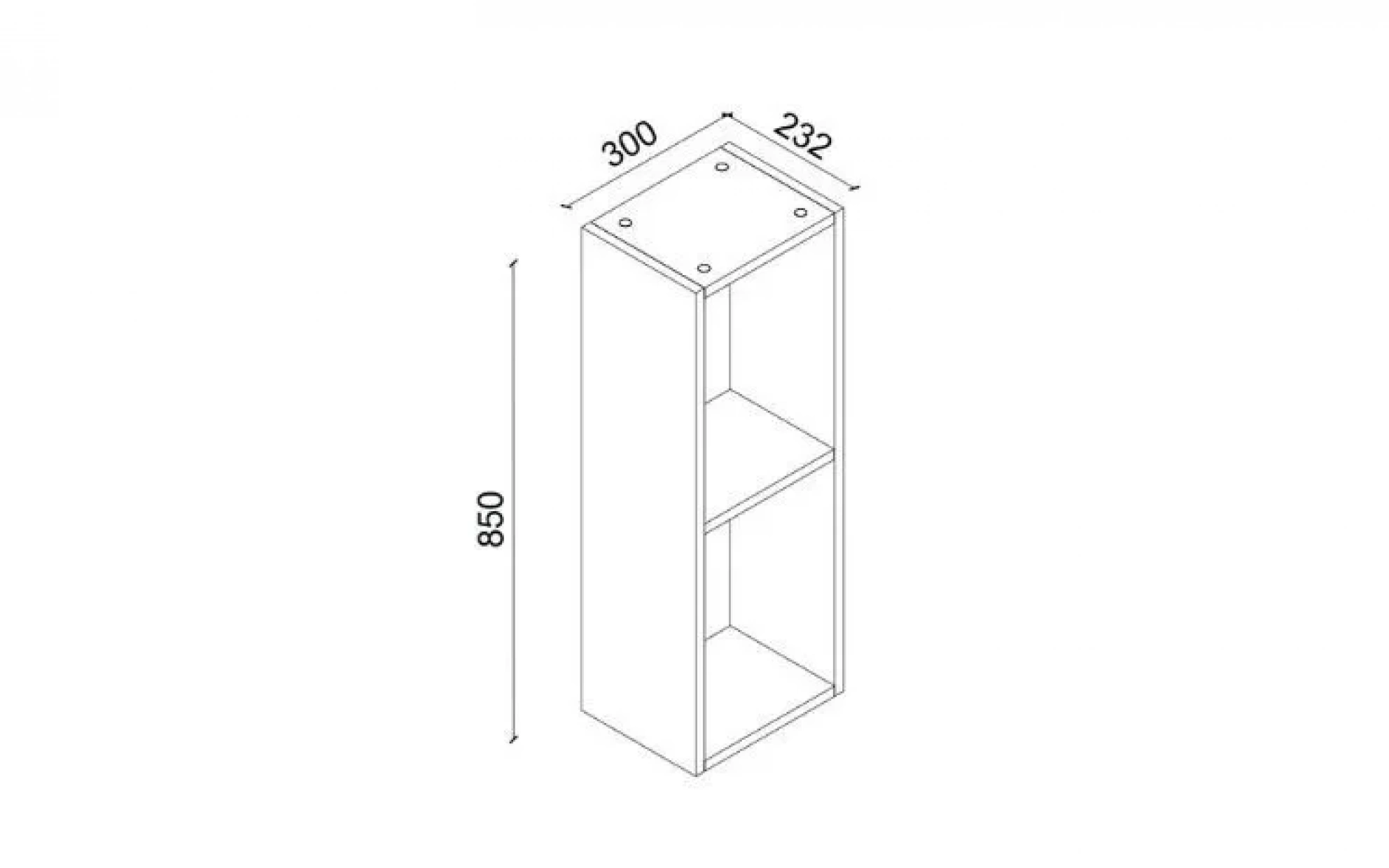Narva Tv Üst Duvar Modülü